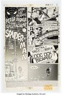 Ed Hannigan, Al Milgrom, And Rick Magyar | The Spectacular Spider-Man #72 Story Page 1 Original Art (Marvel, 1982). ... | Heritage