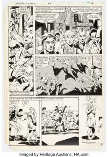 Postman, Brian | Brian Postman and Sam de la Rosa Spider-Woman #48 Story Page 2 Original Art (Marvel, 1983).... | Heritage