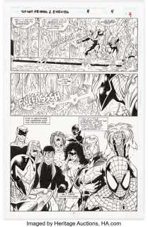 Lim, Ron - Ron Lim, Mark McKenna, and others Spider-Man: Friends and Enemies #4 Story Page 4 Original Art (Marvel, 1995)....