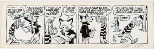 Kelly, Walt | Walt Kelly Pogo Daily Comic Strip Original Art dated 6-29-59 (Hall Syndicate, 1959). ... | Heritage
