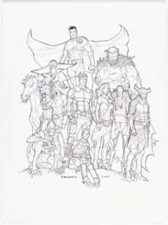 MacDonald, Andy - Andy MacDonald The End League #9 Page 39 Illustration Original Art (Dark Horse, 2009)....