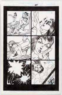 Castrillo, Anthony - Anthony Castrillo and Al Milgrom X-Men ‘96 Story Page 25 Original Art (Marvel, 1996)....