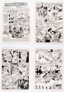 Ayers, Dick | Dick Ayers and Chic Stone MANTECH Robot Warriors #3 Story and Text Page Original Art, with Two-Sided Press Proof o... (Total: 24 Original Art) | Heritage