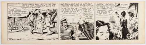 Raymond, Alex | Alex Raymond Rip Kirby Daily Comic Strip Original Art dated 12-23-55 (King Features Syndicate, 1955). ... | Heritage