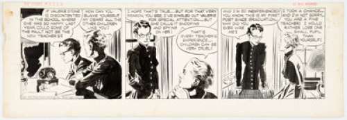 Raymond, Alex | Alex Raymond Rip Kirby Daily Comic Strip Original Art dated 9-28-50 (King Features Syndicate, 1949). ... | Heritage