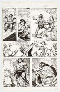 Buscema, John | John Buscema and Ernie Chan The Savage Sword of Conan #99 Story Page 45 Original Art (Marvel, 1984).... | Heritage
