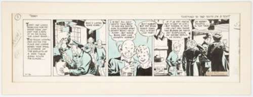 Caniff, Milton | Milton Caniff Terry and the Pirates Daily Comic Strip Original Art dated 11-16-36 (Chicago Tribune/ N.Y. News Synd... | Heritage