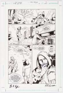 Guerra, Pia - Pia Guerra and José MarzÃ¡n Jr. Y: The Last Man #11 Story Page 7 Original Art (DC, 2003). ...