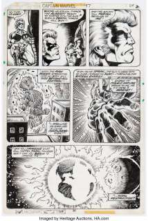 Broderick, Pat | Pat Broderick and Bob Wiacek Captain Marvel #57 Story Page 12 Original Art (Marvel, 1978).... | Heritage