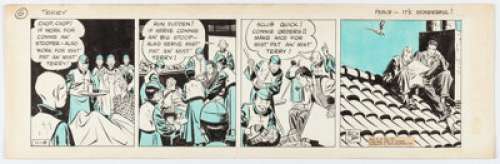 Caniff, Milton | Milton Caniff Terry and the Pirates Daily Comic Strip Original Art dated 11-19-38 (Chicago Tribune- N.Y. Syndicate... | Heritage