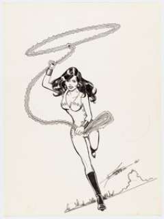 Pérez , George - George Pérez -Donna Troy Pin-Up Original Art (1981)....