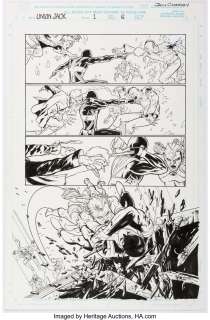 Cassaday, John - John Cassaday Union Jack #1 Story Page 6 Original Art (Marvel, 1998)....