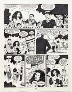 Hernandez, Gilbert | Gilbert Hernandez Love and Rockets #10 Story Page 11 Luba Original Art (Fantagraphics, 1985). ... | Heritage