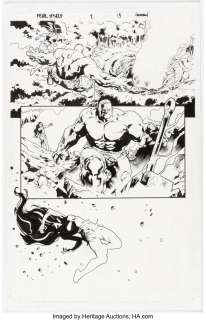 Immonen, Stuart | Stuart Immonen and Wade Von Grawbadger Fear Itself #2 Story Page 13 Original Art (Marvel, 2011).... | Heritage