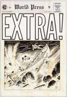 Craig, Johnny | Johnny Craig Extra! #4 Cover Original Art (EC, 1955).... | Heritage