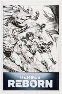 McGuinness, Ed | Ed McGuinness Heroes Reborn #1 Variant Cover Original Art (Marvel, 2021).... | Heritage