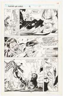 Lee, Jim | Jim Lee, Al Milgrom, Don Hudson The Punisher War Journal #19 Story Page 12 Original Art (Marvel, 1990).... | Heritage