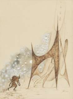 Freas, Kelly | Kelly Freas Analog Science Fiction/Science Fact January-1969 "Krishna" Illustration Original Art (Conde-Nast, 1969... | Heritage