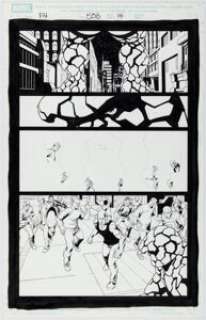 McKone, Mike - Mike McKone and Kris Justice Fantastic Four #538 Story Page 14 Original Art (Marvel, 2006)....