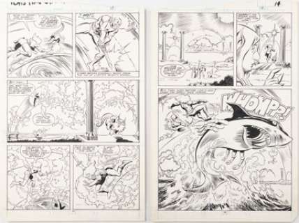 Delbo, José - José Delbo and Dave Simons Thundercats #15 Story Pages 10-11 Original Art (Marvel, 1987).... (Total: 2 Original Art)