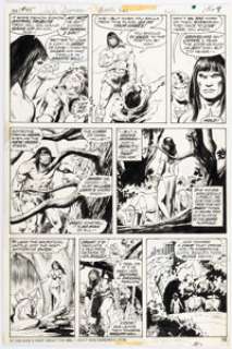 Buscema, John | John Buscema and Neal Adams (as C. Bunkers) Conan the Barbarian #45 Story Page 10 Original Art (Marvel, 1974).... | Heritage