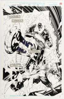 Larroca, Salvador | Salvador Larroca and Sergio Melia Ghost Rider #54 Splash Page 14 Original Art (Marvel, 1994).... | Heritage