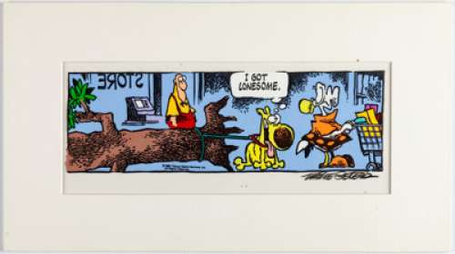 Peters, Mike - Mike Peters Mother Goose and Grimm Daily Comic Strip Original Art (Tribune Media Services, c. 1986). ...