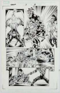 Medina, Angel - Angel Medina and Scott Hanna Venom: Dark Origin #5 Story Page 18 Original Art (Marvel, 2009)....