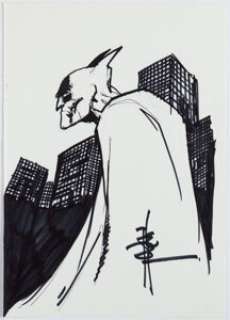 Artist, Unknown - Tone Rodriguez - Batman Sketch Original Art (undated)....