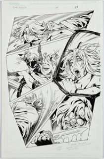 Tortosa, Wilson - Wilson Tortosa and Jonathan Sibal Tomb Raider: The Series #38 Story Page 14 Original Art (Image, 2004)....