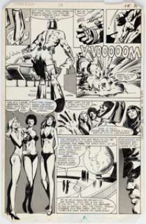 Sienkiewicz, Bill | Bill Sienkiewicz and Steve Mitchell Moon Knight #19 Story Page 15 Original Art (Marvel, 1982).... | Heritage