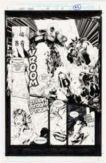 Larroca, Salvador - Salvador Larroca and Sergio Melia Ghost Rider #57 Story Page 21 Original Art (Marvel, 1995)....