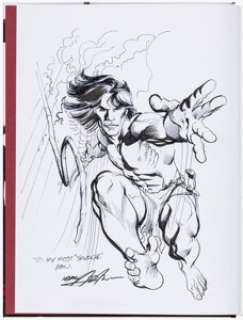 Adams, Neal - Neal Adams The Art of Neal Adams Sketch Original Art in Limited Edition Book (Vanguard, 2010)....