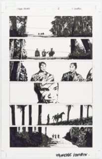 Campbell, Laurence - Laurence Campbell 5 Ronin #3 Punisher Story Page Original Art (Marvel, 2011)....