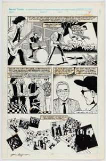 Brigman, June - June Brigman and Ralph Cabrera Cheap Trick "Busted" Story Page 7 Original Art (Marvel, 1990)....