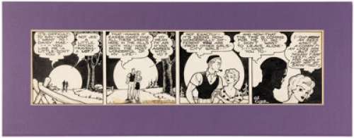 Capp, Al | Al Capp Li’l Abner Daily Comic Strip Original Art dated 3-12-36 (United Feature Syndicate, 1936).... | Heritage