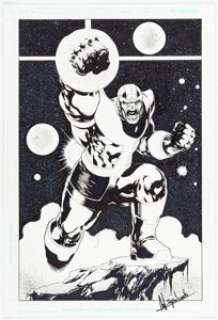 Miguel Sepulveda - Thanos Illustration Original Art (undated).