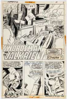 Bob Brown and Mike Esposito The Avengers #117 Story Page 3 Original Art (Marvel, 1973). | Heritage