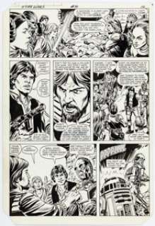 Kerry Gammill and Tom Palmer Star Wars #70 Story Page 8 Original Art (Marvel, 1983). | Heritage