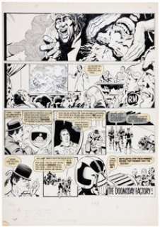 Ron Smith 2000 AD #238"Block Mania" Story Page 6 Original Art (IPC Magazines, 1981).
