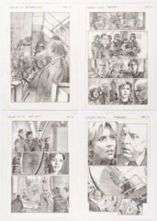 Renato Guedes Stargate SG-1 POW #2 Story Pages 1-7 Original Art (Avatar Press, 2004). (Total: 8 Original Art)