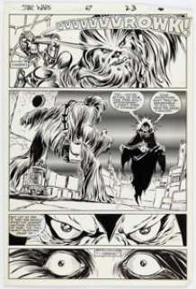 Ron Frenz and Tom Palmer Star Wars #67 Story Page 17 Original Art (Marvel, 1983). | Heritage