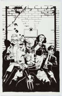 Mahmud Asrar Wolverine and the X-Men #2 Cover Original Art (Marvel, 2014).