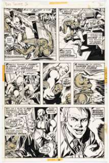 Ross Andru and Tom Palmer Doc Savage #3 Story Page 19 Original Art (Marvel, 1973). | Heritage