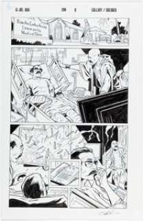 Brian Shearer [S.L. Gallant printed blue lines] G.I. Joe: A Real American Hero #203 Story Page 8 Original Art (IDW, 2014).