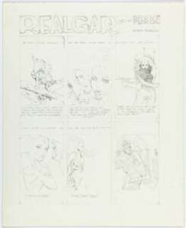 Jeff Catherine Jones "Realgar" Night Patrol Preliminary Original Art (1969). | Heritage