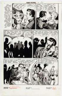 Robert Webb and S.M. Iger Studio Strange Mysteries #5 Story Page 7 Original Art (Superior, 1953). | Heritage