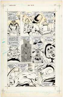 Keith Giffen and Mike DeCarlo Omega Men #4 Story Page 20 Original Art (DC, 1985).
