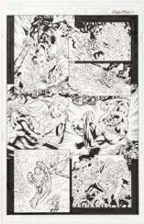 Al Rio and Bob McLeod New Mutants Forever #5 Story Page 7 Original Art (Marvel, 2010).