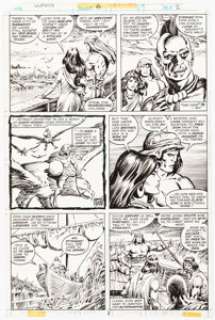 John Buscema and Ernie Chan Conan the Barbarian #90 Story Page 2 Original Art (Marvel, 1978). | Heritage